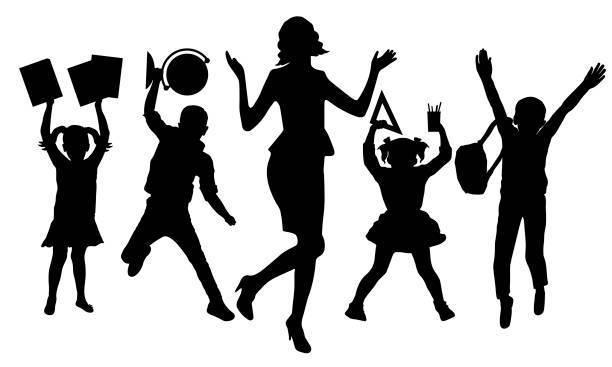 kids with school items in hands