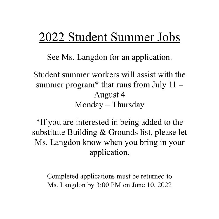 summer jobs 
